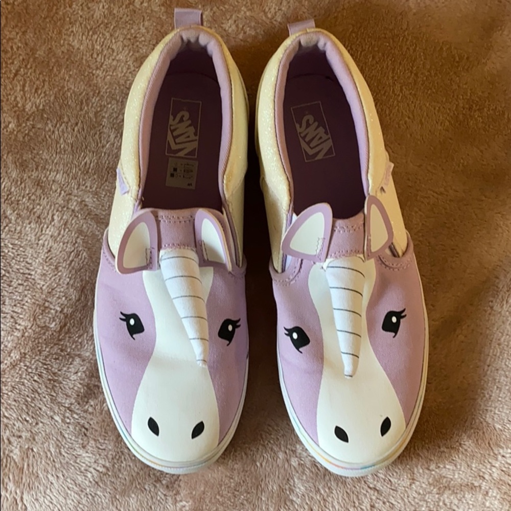 Vans Unicorn Slip-ons Size 6